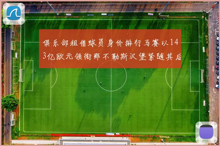 俱乐部租借球员身价排行马赛以143亿欧元领衔那不勒斯汉堡紧随其后